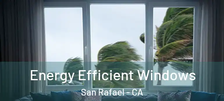  Energy Efficient Windows San Rafael - CA