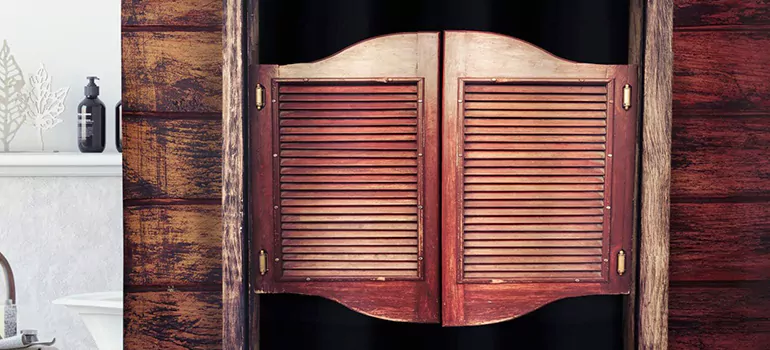 Installing Saloon Door Hinges in San Rafael, CA