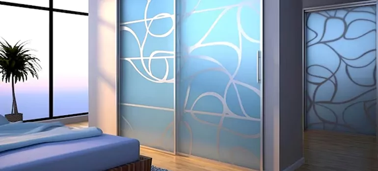 Frosting Glass Cabinet Doors in San Rafael, CA