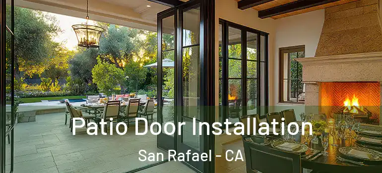  Patio Door Installation San Rafael - CA